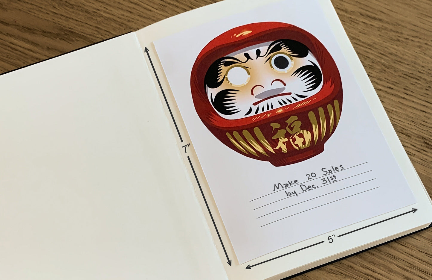 Tear-Out Daruma Doll Pages - Achieve your Goals!